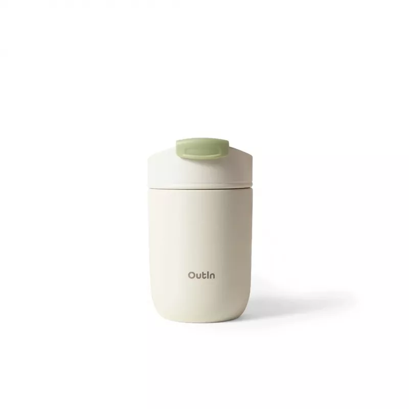 OutIn Travel Tumbler 350 ml, hiekanvalkoinen