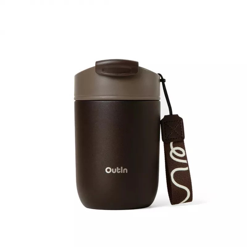 OutIn Travel Tumbler 350 ml, terrakotanruskea