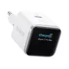 Anker Nano Charger 45W GaN USB-C ActiveShield 5.0 kosketusanturi iPhone-tunnistus SmartDisplay valkoinen