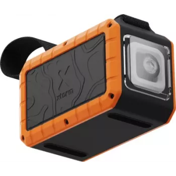 XTORM Xtreme XR204 Rugged Flashlight -varavirtalähde 40000 mAh 154 Wh 100W PD QC 3.0 musta/oranssi