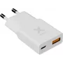 Xtorm Go2 Series SlimLine seinälaturi 25W 1x USB-C USB-A valkoinen