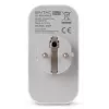 ENTAC Smart WiFi kaksoispistorasia-adapteri ES-DSA-WIBLE, valkoinen, 2 pistorasiaa, 3680 W