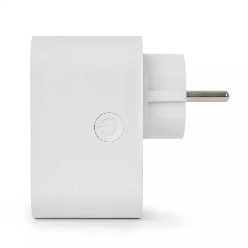 ENTAC Smart WiFi pistoke 1x Schuko ja 2x USB-A ja 1x USB-C, valkoinen