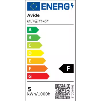 Avide LED-lamppu White Filament Mini Globe 4,5W E27 lämmin valkoinen 2700K