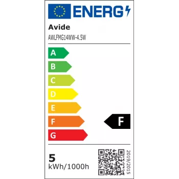 Avide LED Filament Mini Globe lamppu 4,5W E14 lämminvalkoinen 2700K