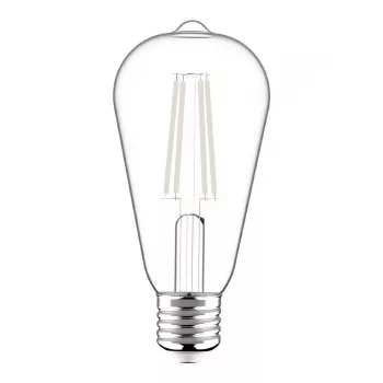 Avide LED-lamppu White Filament ST64 8,5W E27 lämmin valkoinen 2700K