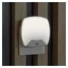 ENTAC Night Light 0,5W neliö kylmä valkoinen hämäräkytkimellä