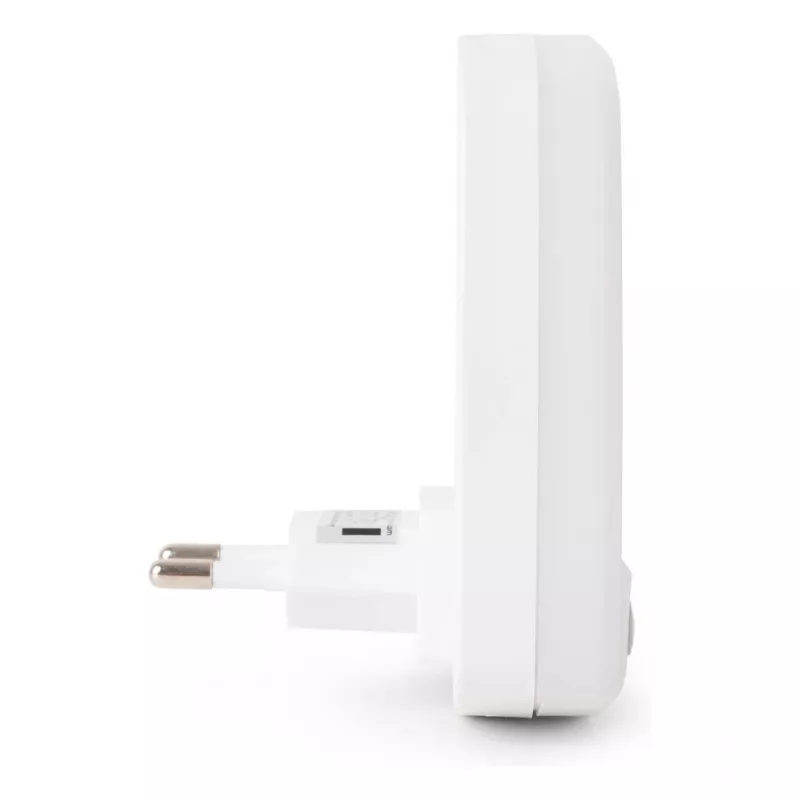 ENTAC Night Light 0,5W neliö kylmä valkoinen hämäräkytkimellä