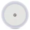 ENTAC LED yövalo 0,5W pyöreä lämminvalkoinen hämäräkytkimellä