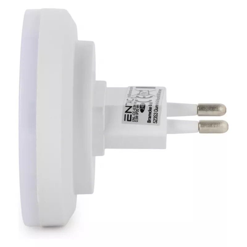 ENTAC LED yövalo 0,5W pyöreä lämminvalkoinen hämäräkytkimellä