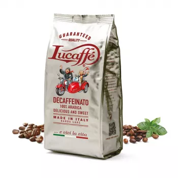 LUCAFFE' Decaffeinato 700 g kokonaiset kahvipavut
