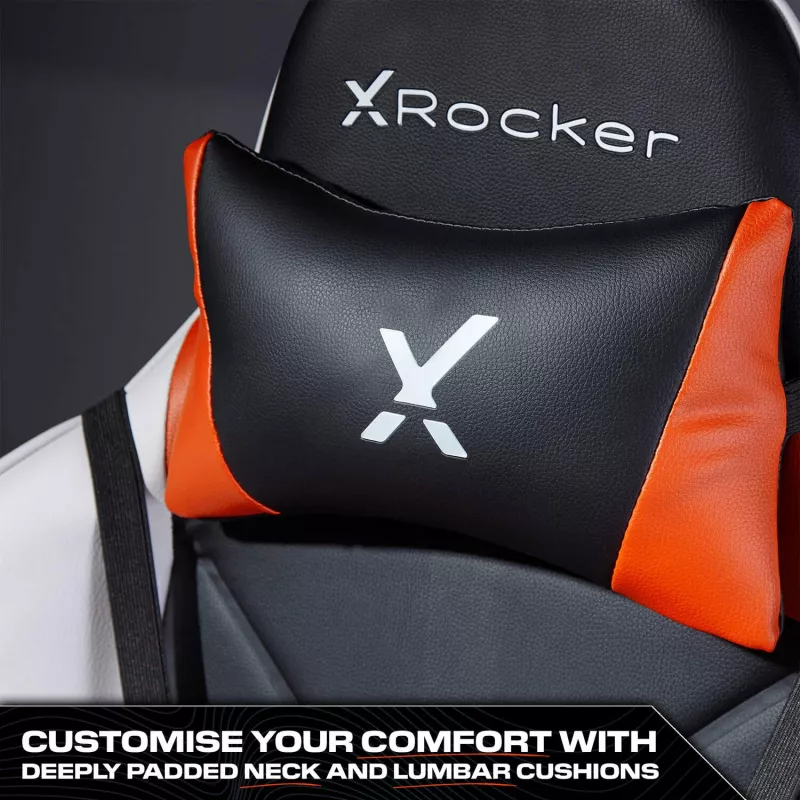 X Rocker Agility eSports -pelituoli - musta/oranssi