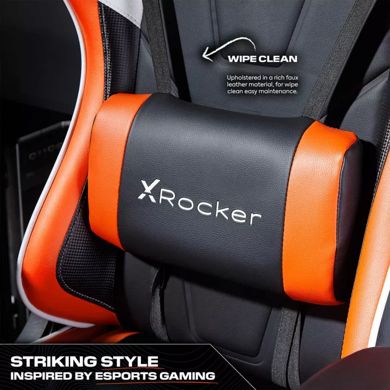 X Rocker Agility eSports -pelituoli - musta/oranssi