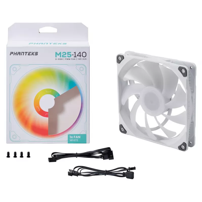 Phanteks PH-F140M25 140mm PWM -kotelotuuletin - musta