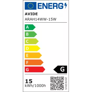 Avide uunilamppu 300°C 90lm 15W E14 lämmin valkoinen 3000K