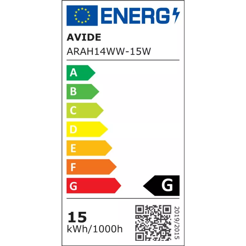 Avide uunilamppu 300°C 90lm 15W E14 lämmin valkoinen 3000K