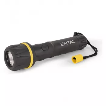 ENTAC EFL-2AA-PL LED-taskulamppu 2xAA ABS-muovi musta 30 lumenia