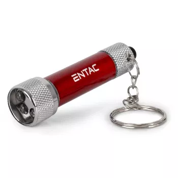 ENTAC 5 LED avaimenperä-taskulamppu punainen