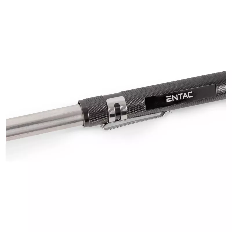 ENTAC EFL-1W-FLEX-ALU 1 W LED-taskulamppu teleskooppivarrellla, alumiini, musta
