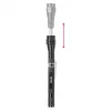 ENTAC EFL-1W-FLEX-ALU 1 W LED-taskulamppu teleskooppivarrellla, alumiini, musta