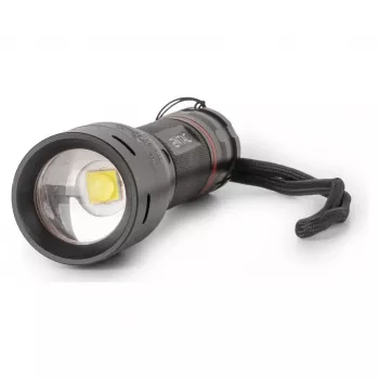 ENTAC EFL-ZOOM-5W-ALU zoomattava LED-taskulamppu 350 lumenia musta