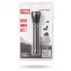 ENTAC 1W LED-taskulamppu alumiini musta AA-paristo