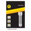 ENTAC 5 LED-avaimenperälamppu hopea