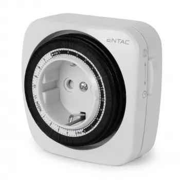 ENTAC mekaaninen ajastin Mini 24 tuntia 48 ohjelmaa