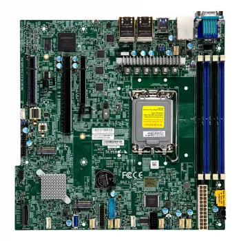 Supermicro MBD-X13SCH-LN4F-O Micro-ATX-emolevy, LGA1700, Intel C266, DDR5, 4x 1GbE, IPMI