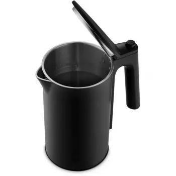 MEDION MD 12106 vedenkeitin 1,5L 2200W musta ruostumaton teräs lämpimänäpitotoiminto