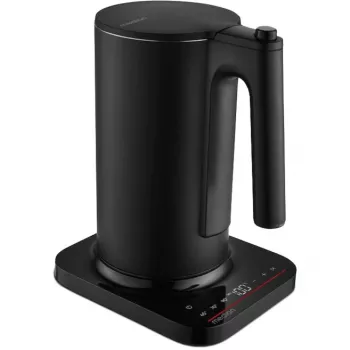 MEDION MD 12106 vedenkeitin 1,5L 2200W musta ruostumaton teräs lämpimänäpitotoiminto