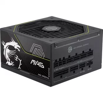 MSI MAG A1000PLS PCIE5 1000W 80 PLUS Gold Fully Modular ATX 3.0 virtalähde