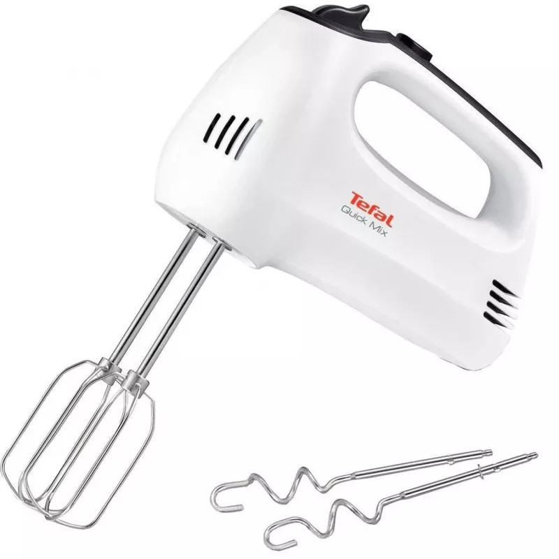 TEFAL HT3101 QuickMix käsivatkain, 300 W, 5 vaihdetta, turbo, valkoinen