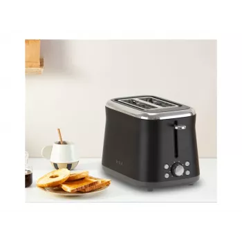TEFAL Toaster TT7208E0 Collection Retro 850 W 2 paikkaa ruostumaton teräs musta
