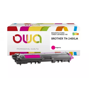 Armor OWA -yhteensopiva värikasetti magenta erittäin suuri tuotto Brother TN248XLM