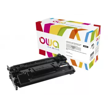 Armor OWA -kunnostettu värikasetti musta suuri tuotto yhteensopiva HP CF287X kanssa