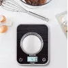 TEFAL keittiövaaka BC50D2V0 Optiss - digitaalinen LCD, 5 kg kapasiteetti, musta