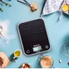 TEFAL keittiövaaka BC50D2V0 Optiss - digitaalinen LCD, 5 kg kapasiteetti, musta