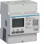 Hager ECR382D 3-vaiheinen suoraliitäntäinen energiamittari 80A 4 moduulia Modbus MID