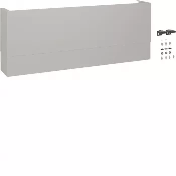 Hager FZ1300TB teleskooppinen kaapelinhallintapaneeli universZ:lle, korkeus 350-680 mm, syvyys 205 mm, metallinharmaa