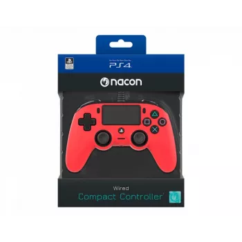NACON PS4OFCPADRED Gaming Compact -ohjain PS4 punainen