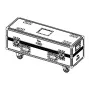 NEXO IDT-2CASE84 flight case pyörillä 2x ID84 / ID84T -kaiuttimille