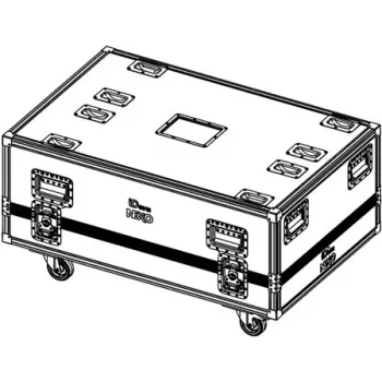 NEXO IDT-2CASE312 flight case 2x IDS312 -subwooferille