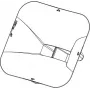 NEXO PNU-P12FLG9040-BK torven suuntausadapteri P12-kaiutinjärjestelmälle (90° x 40°) - musta