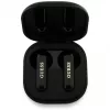 Guess 4G Metal Logo True Wireless Stereo Bluetooth-nappikuulokkeet latauskotelolla (musta)