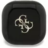 Guess 4G Metal Logo True Wireless Stereo Bluetooth-nappikuulokkeet latauskotelolla (musta)