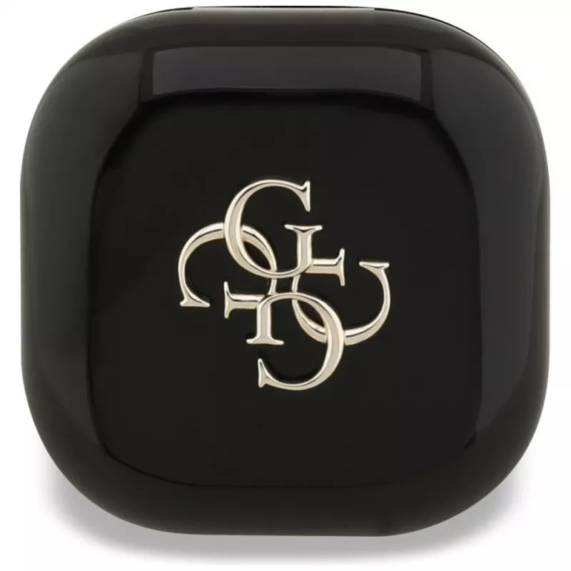 Guess 4G Metal Logo True Wireless Stereo Bluetooth-nappikuulokkeet latauskotelolla (musta)