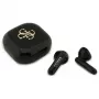 Guess 4G Metal Logo True Wireless Stereo Bluetooth-nappikuulokkeet latauskotelolla (musta)