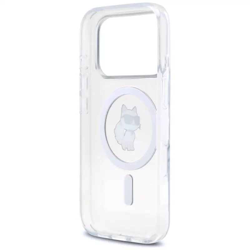 Karl Lagerfeld IML Choupette MagSafe -kuori Apple iPhone 17 Pro Max, läpinäkyvä