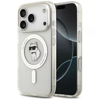 Karl Lagerfeld IML Choupette MagSafe -kuori Apple iPhone 17 Pro Max, läpinäkyvä